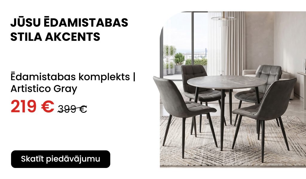 Ēdamistabas komplekts | Artistico gray